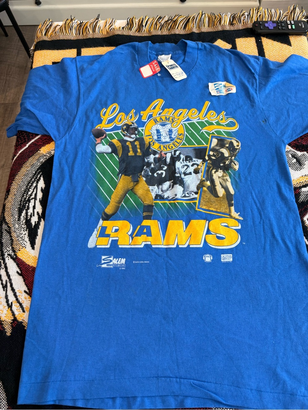 Vintage Los Angeles Rams Salem sportswear shirt  large
